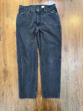 Vintage 2004 Harley-Davidson Relaxed Fit Black Denim Jeans 36x34